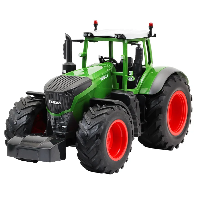 

Double e 1:16 Telecontrol FARMER'S Car 2.4Hz Remote Control Dump Truck Double Rotating Windrowing Tractor Electric Toy Car