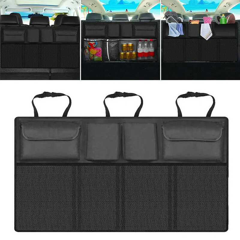 Back Seat Storage Bag Universal Car Organizer Trunk Rear Mesh Net Pocket | Автомобили и мотоциклы
