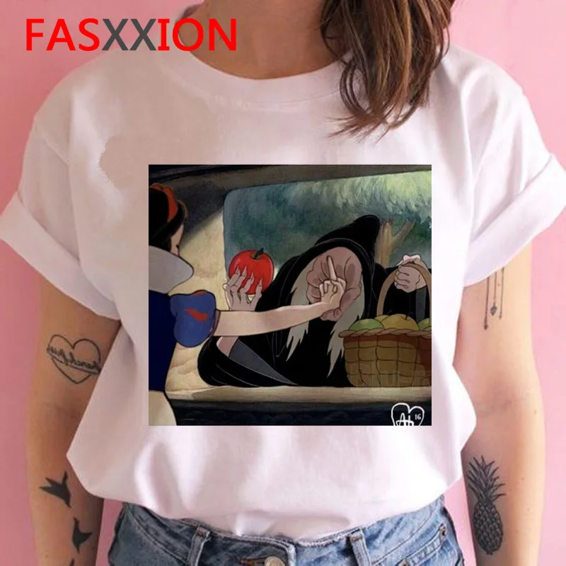 1366 vogue t shirt Princess streetwear funny female tshirt women kawaii cartoon clothes t-shirt Graphic aesthetic top tee - Цвет: 1366