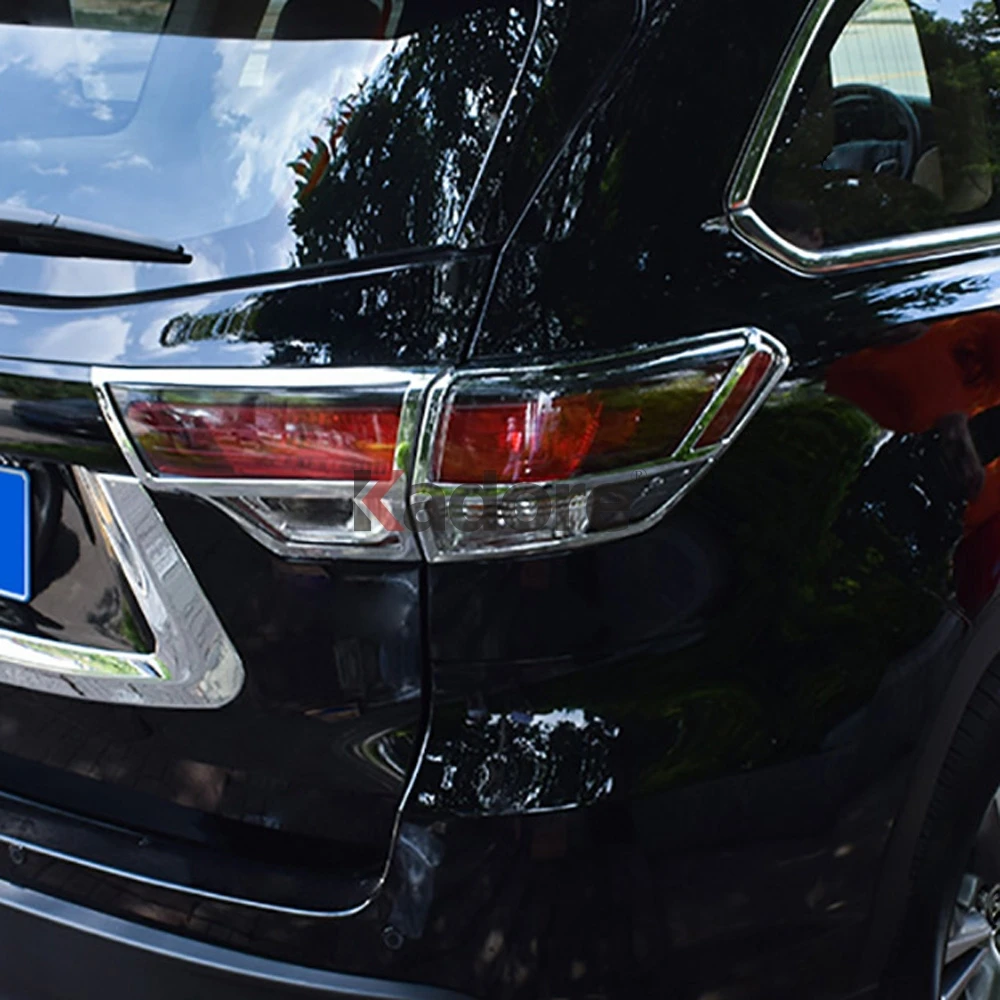Для Toyota Highlander ABS хромированный Автомобильный задний светильник, задний головной светильник, накладка, аксессуары