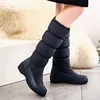 MORAZORA 3 Colors Warm Down women's Snow Boots thick fur plush mid calf boots women white black ladies cotton Space boots female ► Photo 3/6