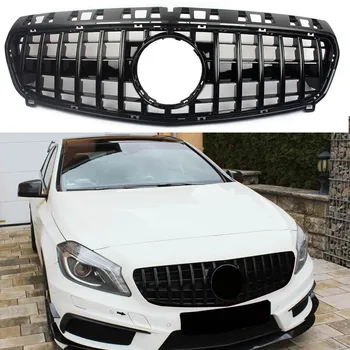 

Front Grill Bumper Facelift Fit For Mercedes Benz W176 A Class A200 A250 A45 2013 2014 2015 GT
