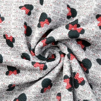 

50*140cm Animal Printed Cartoon Bullet Textured Liverpool Fabric DIY Sewing Quilting Bow Bag Material Cotton Fabric,c10619