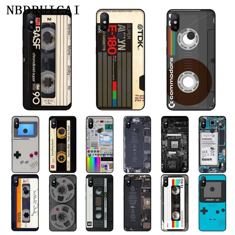 NBDRUICAI Ретро музыкальная лента игра 80s эстетический силиконовый чехол для