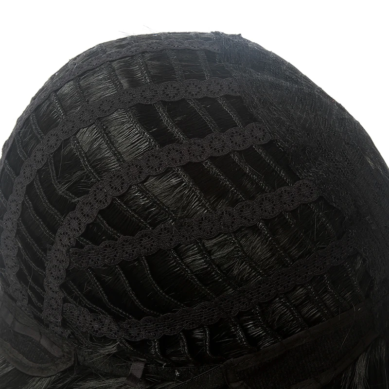L-email wig Synthetic Hair Game Valorant Viper Cosplay Wig Short Straight Black Wigs Heat Resistant Halloween pelucas de mujer 6