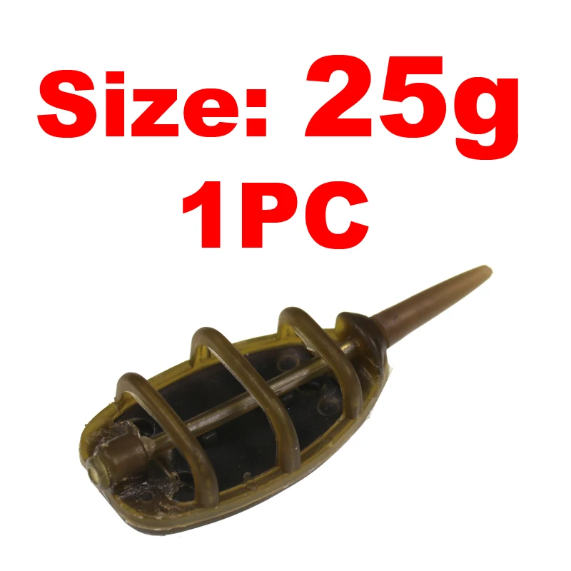 25g 1pc Wifreo 1 шт. Карп грубая Рыбалка встроенный метод подачи 15 г 20 г 25 г 30 г 40 г свинец грузило Pesca приманка Метатель озеро, речная Рыбалка Инструменты - Цвет: 25g 1pc