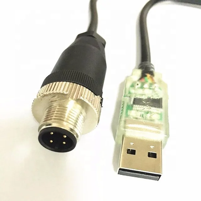 Cabo de Conversão Rs485 para m8 M12 para Cabo Ftdi Serial Usb M12 Rs485 - Image 5