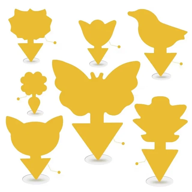 2021 Sárga, Erős Ragacsos Csapdák Gyümölcslégy Rovarok Ragadós Deszka Beltéri/Kültéri Használatú Szúnyog Repülõ Kettős Oldalú Rovarfogó