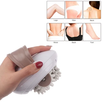 

3D Electric Drum Body Slimming Massager Roller Anti-Cellulite Massage Device Fat Burner Machine Loss Weight Tool Relieve Muscle