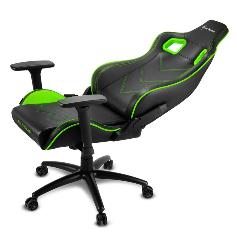Игровое кресло Sharkoon Elbrus 2 компьютерное, до 150 кг, синтетическая кожа, металл