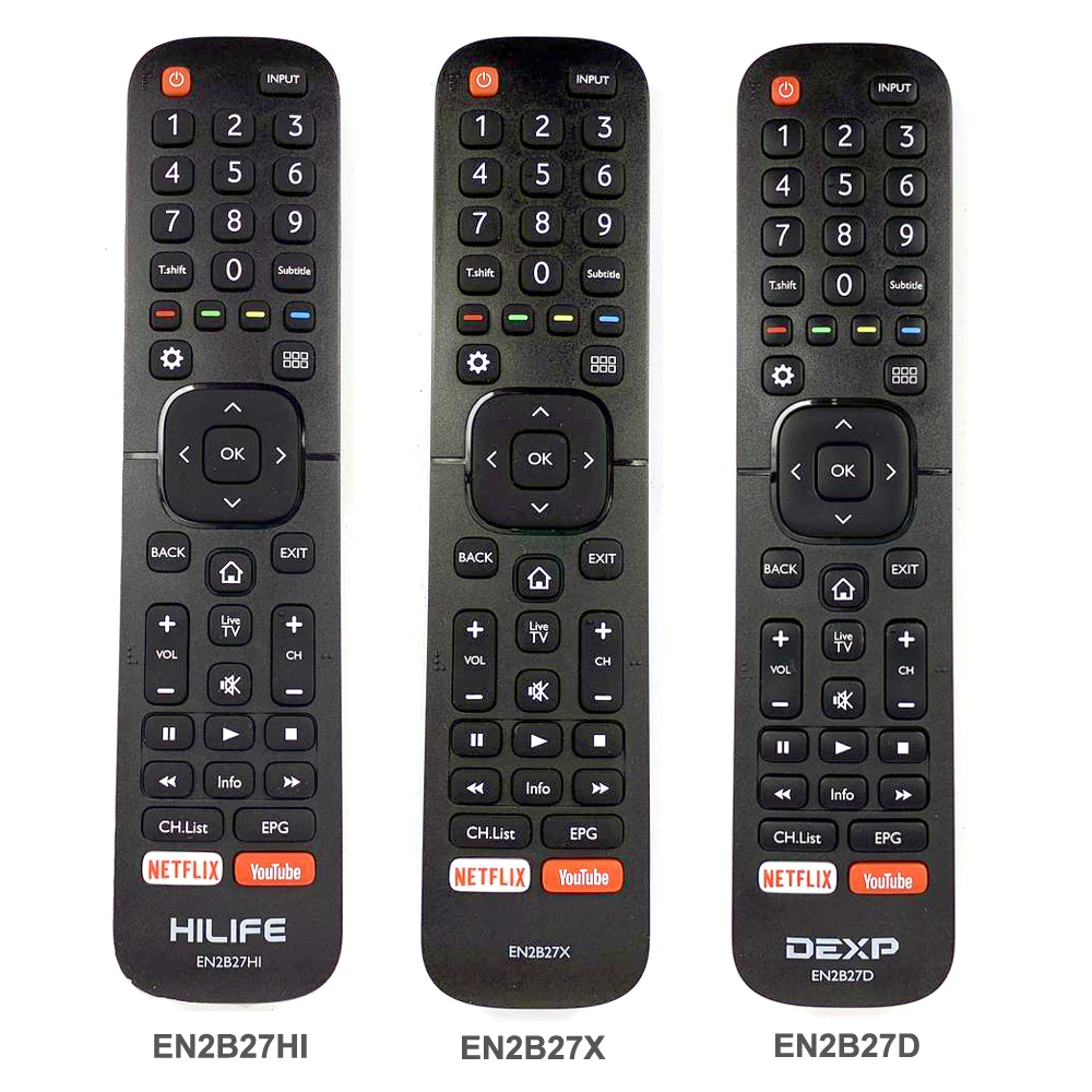 Оригинальный пульт дистанционного управления EN2B27HI EN2B27X EN2B27D для Hisense HILIFE DEXP LCD Smart
