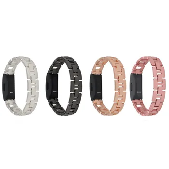 

Luxury brushed alloy diamond crystal strap for business and leisure watch straps for Fitbit Inspire / HR watch straps #10