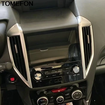 

TOMEFON For Subaru Forester SK 2018 2019 2020 Car Center Auto AC Air Conditioning Vent Outlet Cover Trim InteriorAccessories ABS