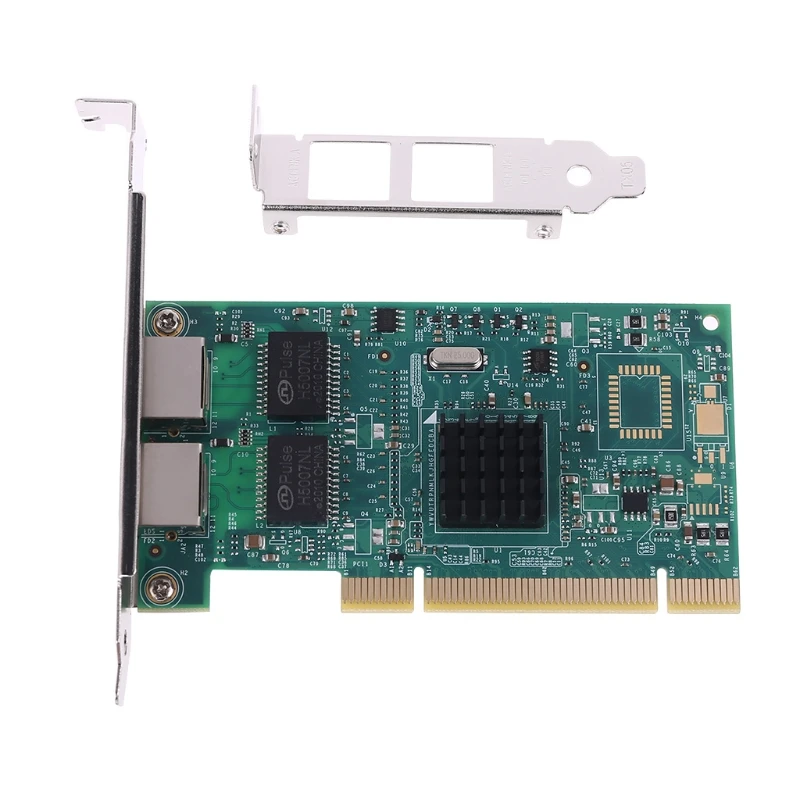 

PCI 10/100/1000Mbps Dual Port RJ45 Gigabit Controller Server Lan Card NIC 82546
