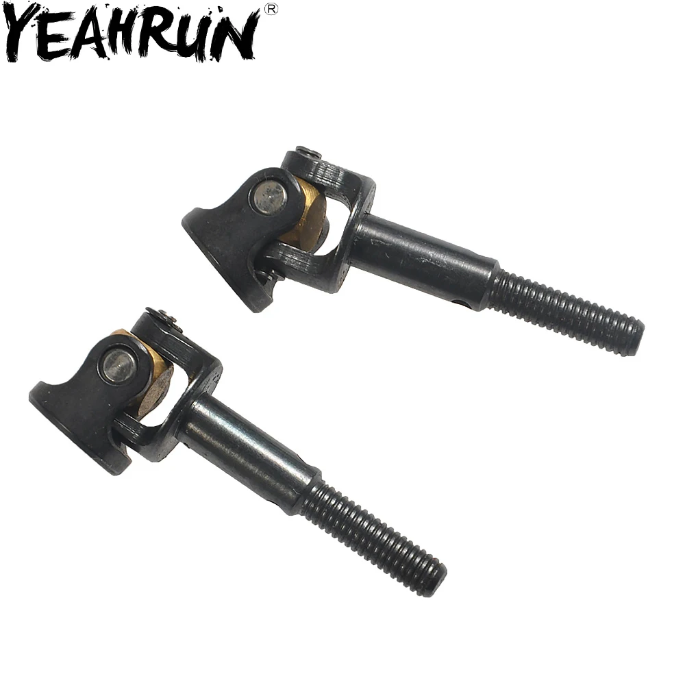 

YEAHRUN 2PCS ARB Edition Steel Front Axle CVD Drive Shafts For 1/10 D90 D110 RC Crawler