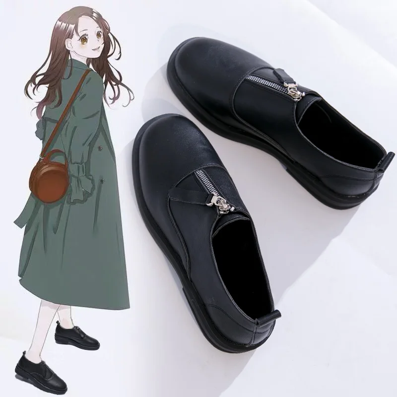 

Square Toe British Style Shoes Woman Flats 2019 Fashion Women's Casual Female Sneakers Oxfords Shallow Mouth All-Match Preppy