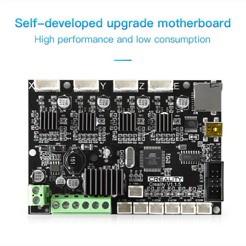 Creality-mainboard Silenciosa para Impressora 3d Placa-mãe Muda 32 Bits V4.2.7 Ender3 Pro Ender5 - Imagem 2