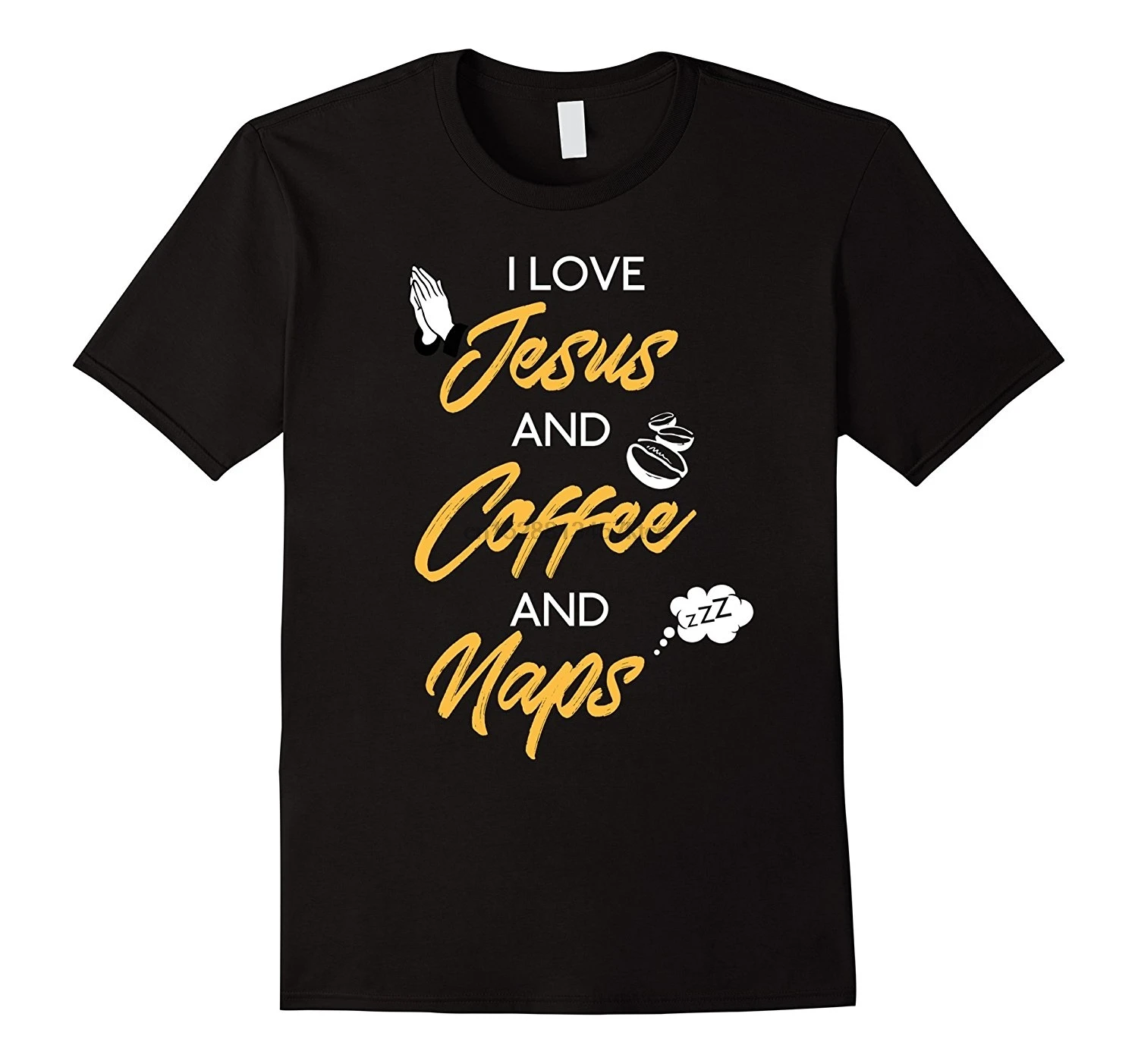 Футболка с надписью I Love Jesus coffee And Naps забавная брендовая мужская футболка 2017