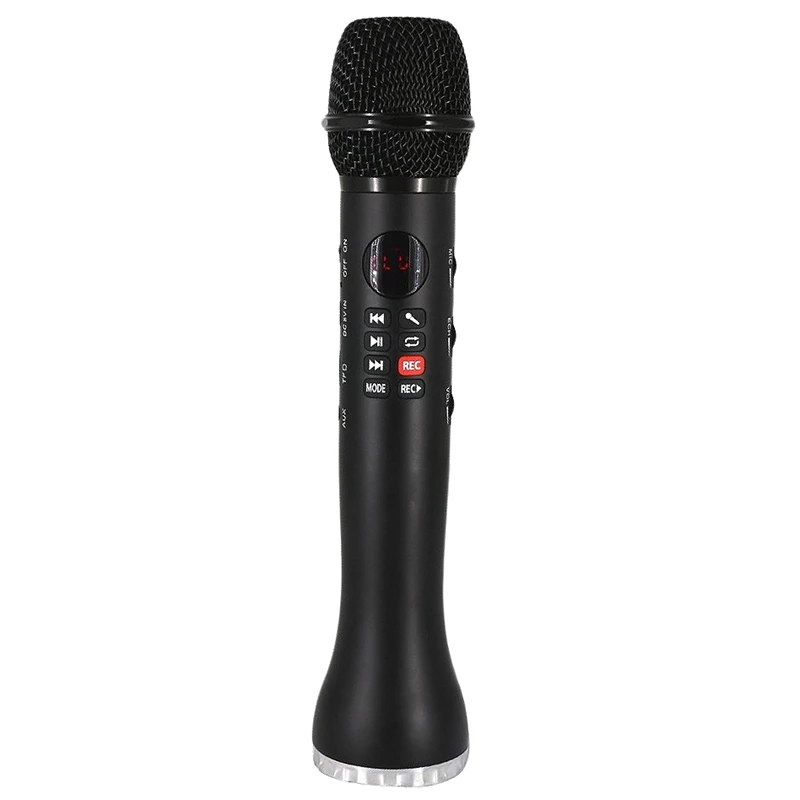 

Professional Karaoke Microphone Wireless Speaker Portable Bluetooth Microphone For Phone Iphone Handheld Condenser Mic