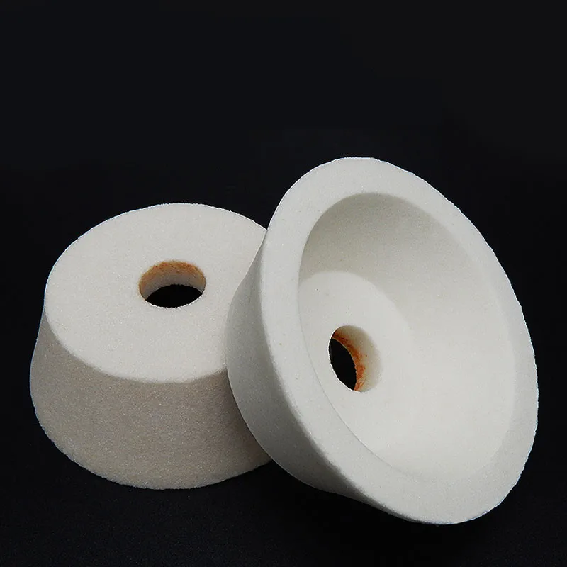 Cup-shaped Dia70/100/125mm White corundum grinding wheel White corundum 1pcs