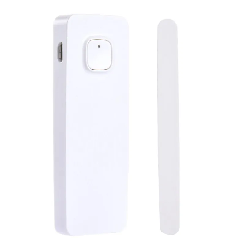 Support Chargeable Wireless Smart Door/Window Sensor White Compatible With Highly Assistant No Hub Required
