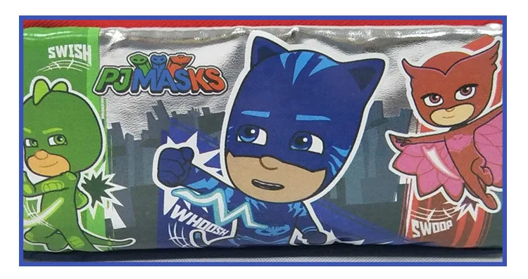 Pj mask, мультяшная сумка, унисекс, Catboy Owlette Gekko, чехол-карандаш, двухслойный, большая емкость, сумка для хранения, подарок для детей 2B44
