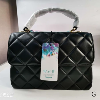 

Luxury Handbags Single Shoulder Span Package Lattice Chain Portable Small Square Package Designer High Quality Bolsa Women Bags