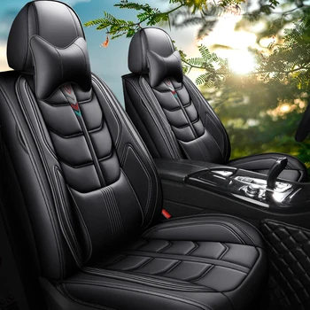 

Full Coverage Eco-leather auto seats covers PU Leather Car Seat Covers for mitsubishi asx eclipse cross galant l200
