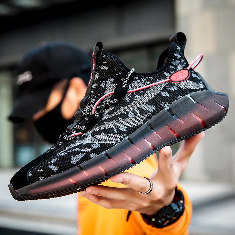 stylish lightweight sports casual shoes for mens in mesh