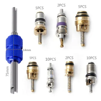 

40x/kit Valve Cores set R12 R134A A/C Car Air Conditioning Replacement