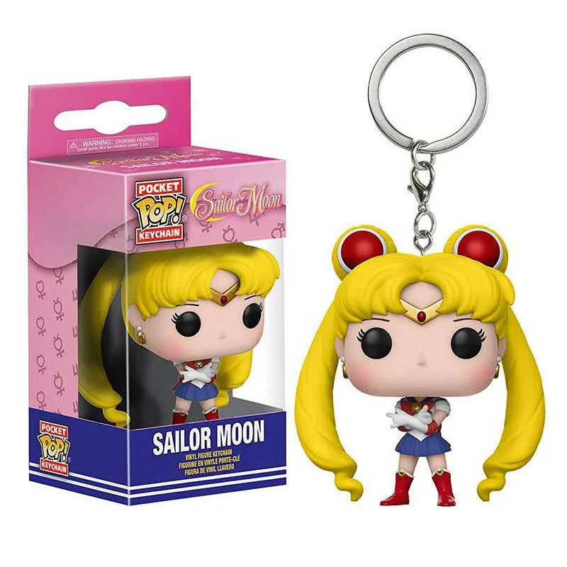 Красивая девушка брелок с воином маленький кролик воды Bingyue брелок кулон Funko Pop Garage Kit брелок