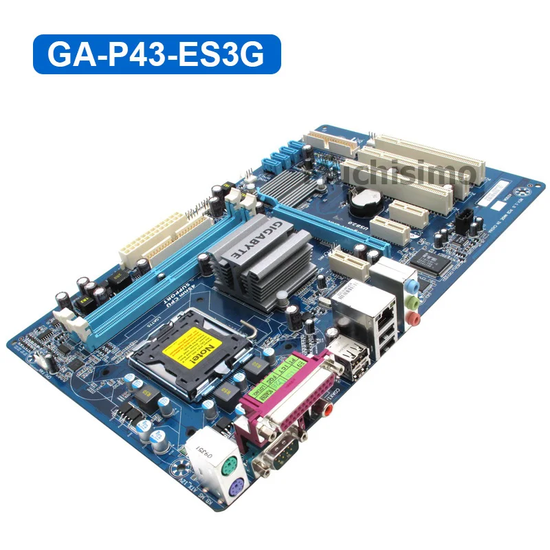 Разъем LGA 775 Intel DDR3 Gigabyte GA-P43T-ES3G оригинальная материнская плата 16G P43 P43T-ES3G настольная материнская плата Б/у P43 T ES3G