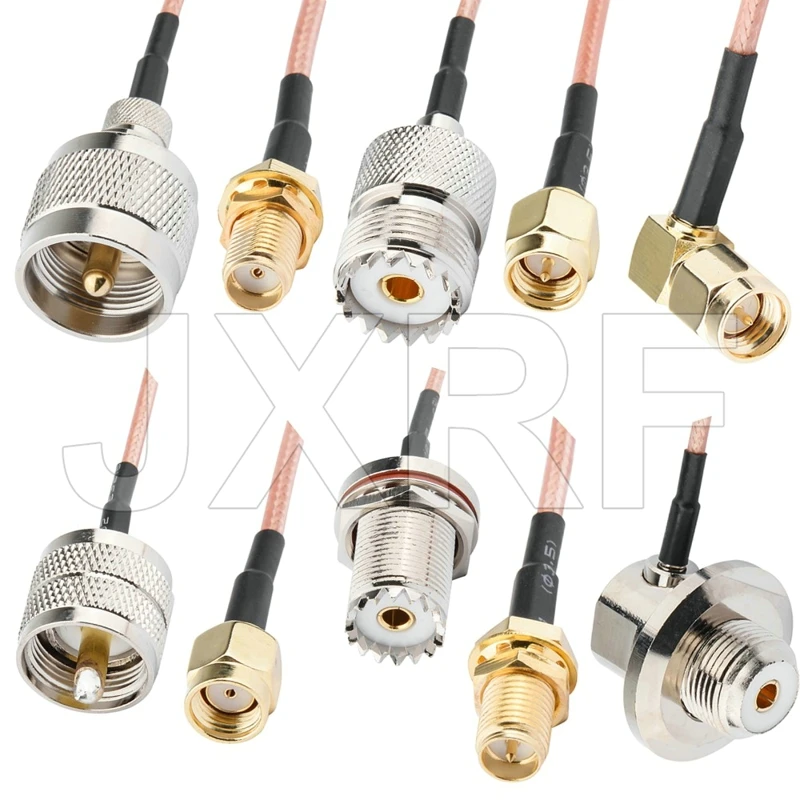 H929c19ed976648bea482e1de35162370G SMA to SMA Cable assemblies SMA Male Female to RP SMA Male Female Straight Right angle RG316 Extension Coax Jumper Pigtail Mallzona