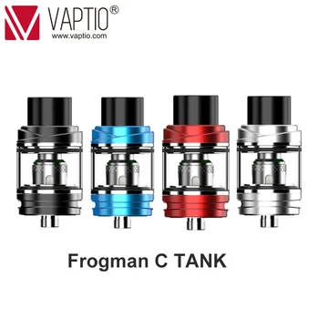 

атомайз Vape Tank 5.0ml/4.0ml Vaptio Frogman /Frogman C Tank 510 pin 26mm electronic cigarette atomizers Top filling evaporators