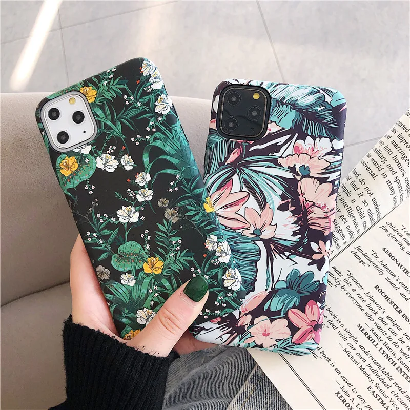 Art Painted Flowers Slim Case For Huawei P20 P30 P40 pro lite Hard Plastic Protective Thin Cover honor 10 20 30 30s | Мобильные