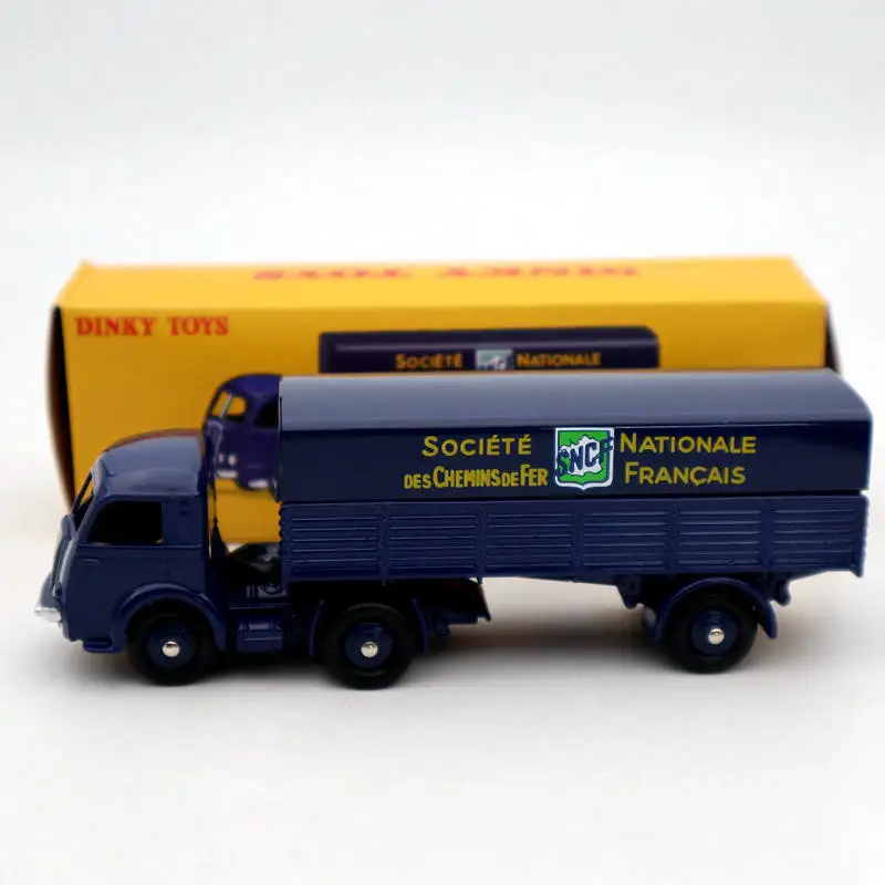 Atlas Dinky Toys 32AB TRACTEUR PANHARD ET SEMI-REMORQUE S.N.C.F грузовик литые модели автомобилей Коллекция