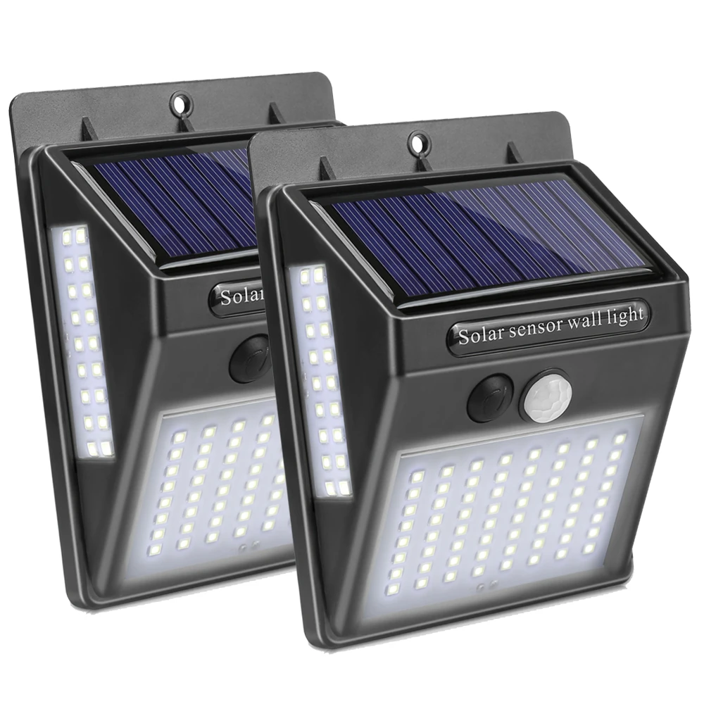 luz solar led para jardin lampara solar con sensor de movimiento decoracion de iluminacion para exteriores impermeable luces de calle lampara de