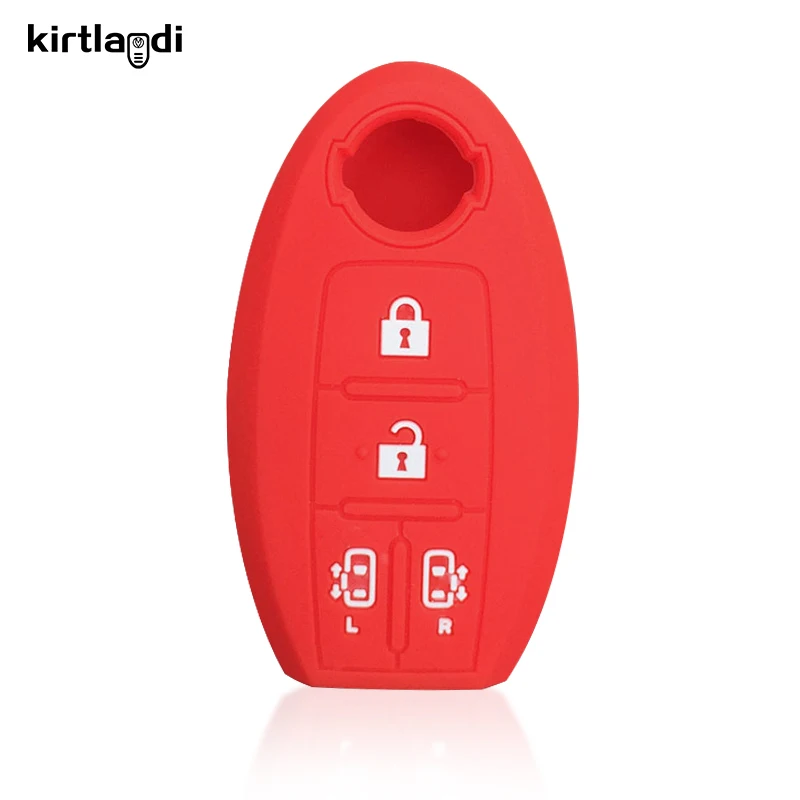 Car Key Case Cover kirtlandi Key Holder Keychain Accessories For Nissan Serena siren 2015 Evalia NV200 C23 MPV 4 button key case key case cover car key shell