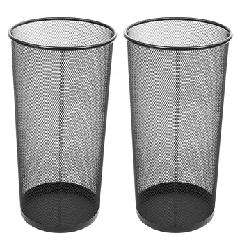 

Umbrella Rack Stand for Canes Walking Sticks Umbrellas, Black Umbrella Rack Storage Bucket Umbrellas