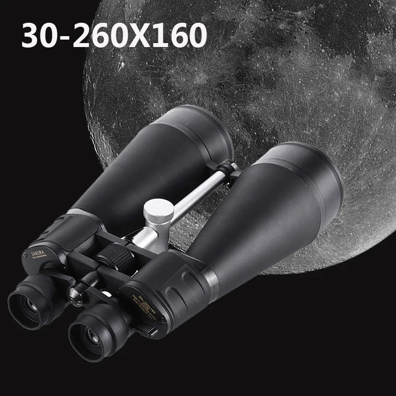 

30-260X160 Powerful Telescope Binoculars Long Range Military Prismatic Large Diameter HD Wide-angle Lens BAK4 Hunting Tourism