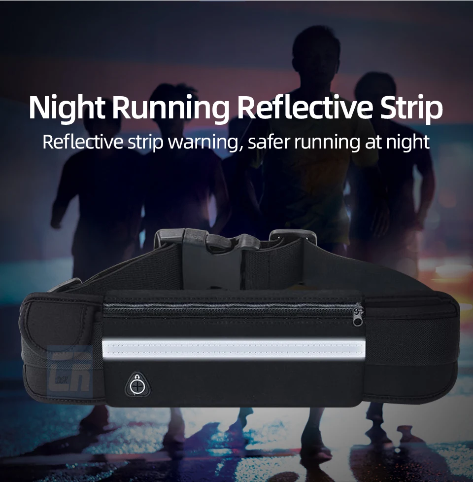 Sac De Ceinture De Sport Universel - Pour Smartphone - Réflecteurs, écran Tactile - Neuf
