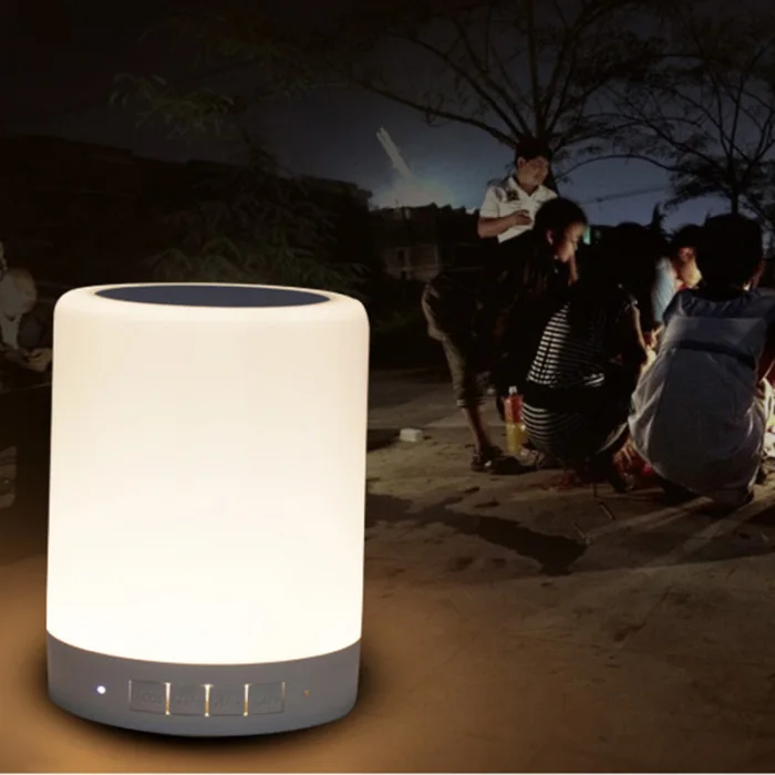 Ночник Bluetooth динамик с регулируемой яркостью изменение цвета Tap настольная лампа LHB99
