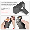 Brand New Detachable Cigarette Case with Lighter Portable Metal Cigarette Holder Case Lighter Usb Eletronic Torch Jet Lighters 6