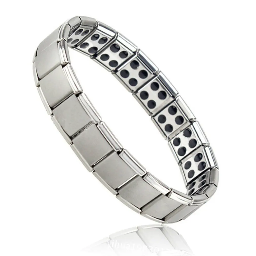 New Titanium Steel Health Bracelet Reduce Muscle Tension