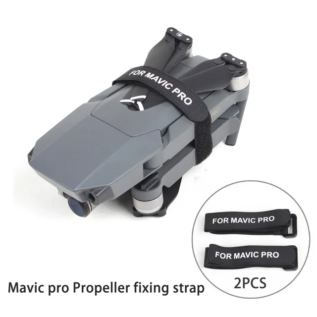 Для DJI MAVIC PRO Аксессуары 2 шт. пропеллер ремень Стабилизатор Двигатель клип лезвие ремень держатель фиксатор транспортная защита
