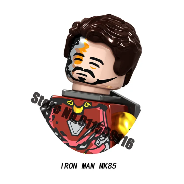 Superhero Iron Man Mark Building Blocks Bricks Tony Stark War Machine Ultron Action Figures Kids Toys Christmas Gifts H-GD231