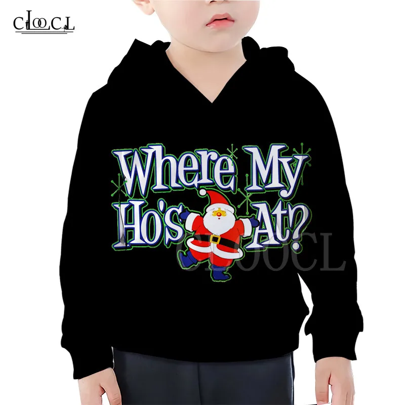 children hoodies 4 Рождественская Детская толстовка с капюшоном с объемным принтом Симпсона; детские пуловеры с капюшоном с изображением Санта-Клауса для девочек; одинаковые комплекты для семьи - Цвет: children hoodies 4
