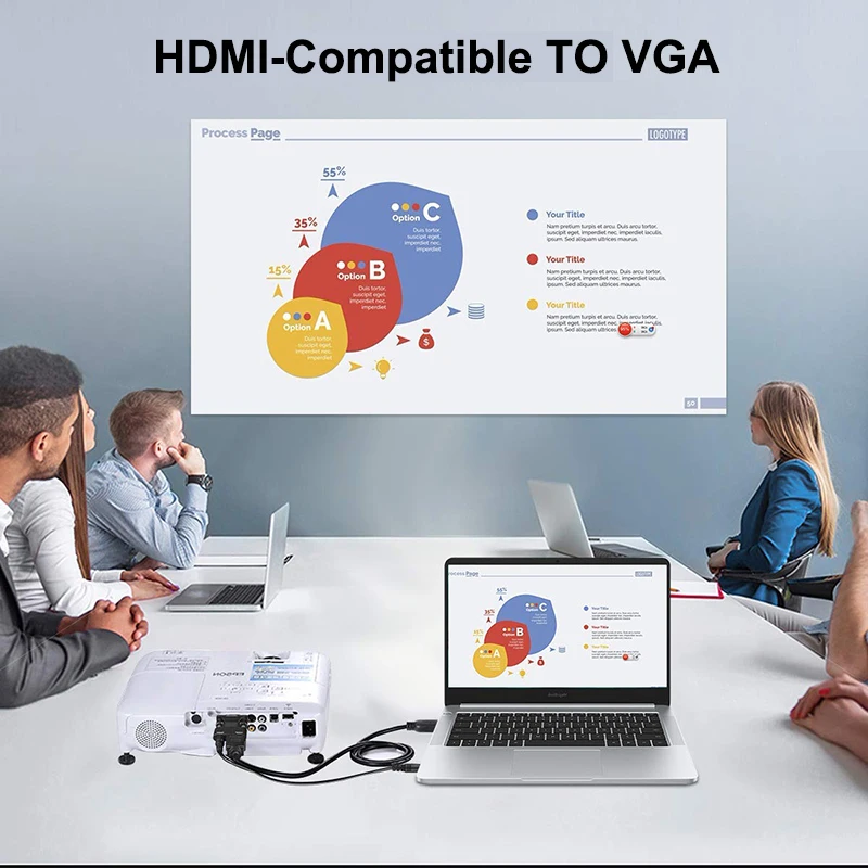 HDMI-VGA  ȣȯ HD TV PC Aux  3.5   , ̴  ڷ   Ŀ