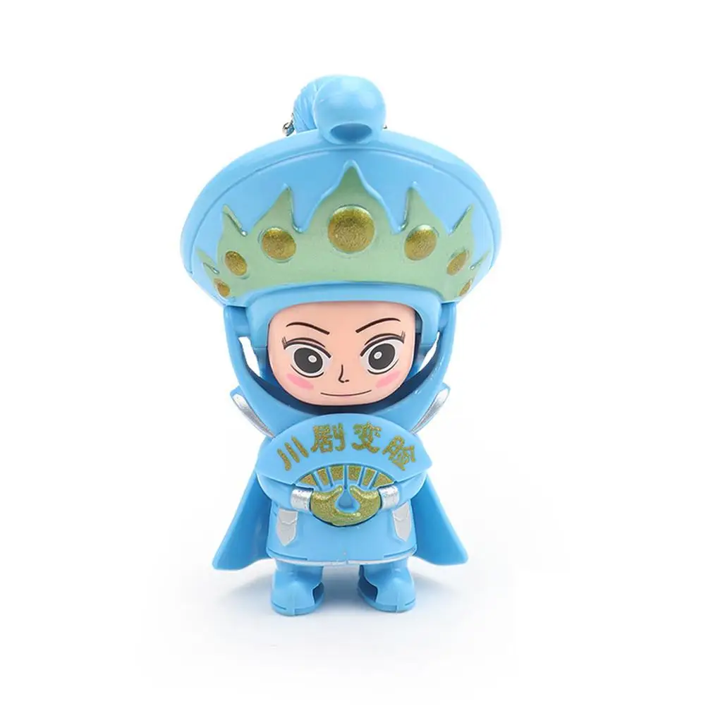 Blue Китайская классическая сычуаньская опера игрушка для изменения Лица Набор DIY Развивающие игрушки для детские Фигурки Коллекционная модель - Цвет: Blue