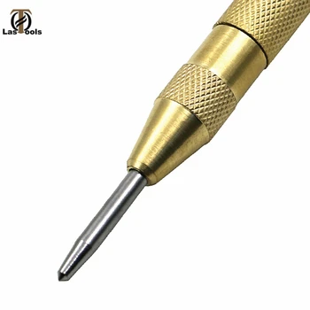 

5 Inch Automatic Center Pin Punch Spring Loaded Marking Starting Holes Tool Wood Press Dent Marker Woodwork Tool Drill Bit